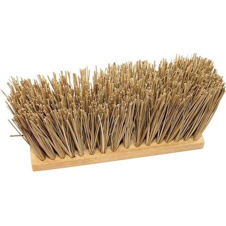 The Brush Man 16 in Street Broom, Undyed Palmyra Stalk Fill, 6PK ST4165
